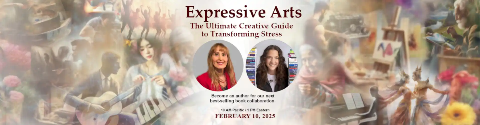 Expressive Arts: The Ultimate Creative Guide to Transforming Stress - Project Call for Authors  - Online Class by Jean Voice Dart